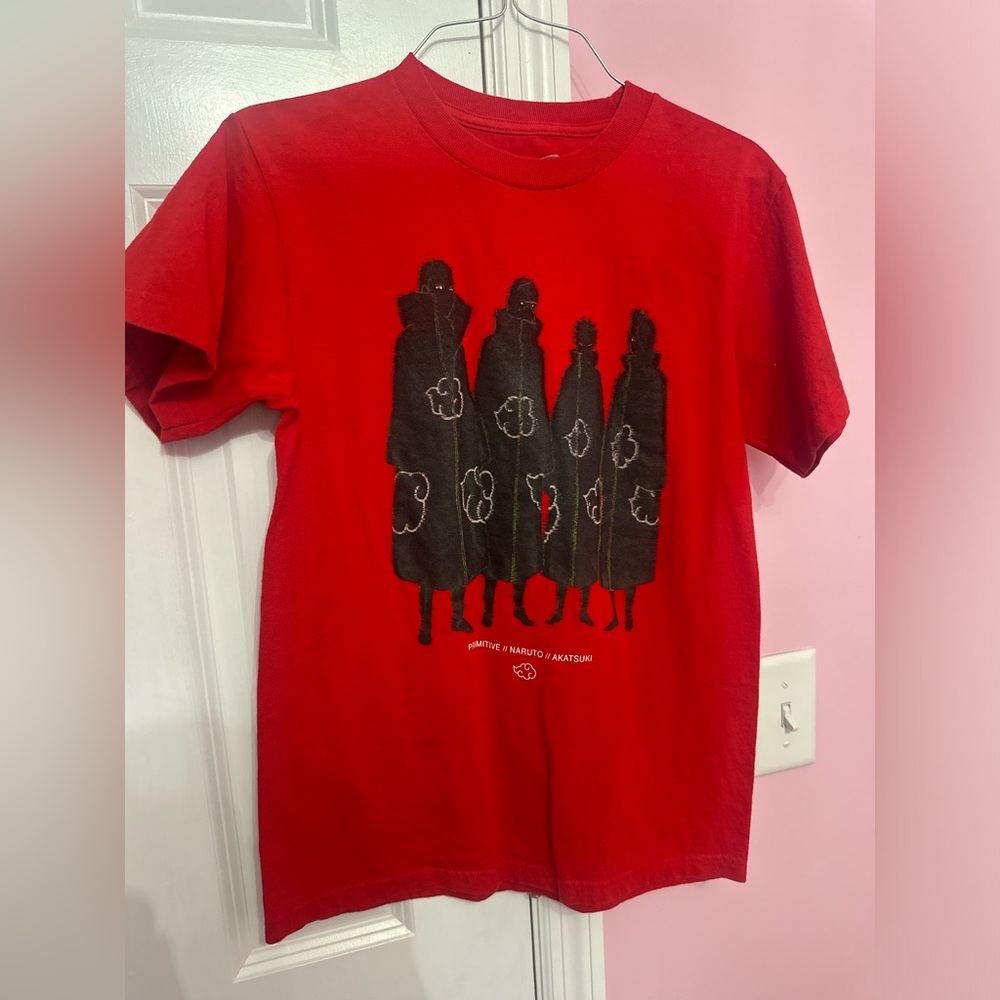 Primitive x Naruto shippuden akatsuki shirt